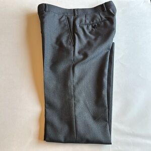 John Varvatos Mens Gray Suit Pants